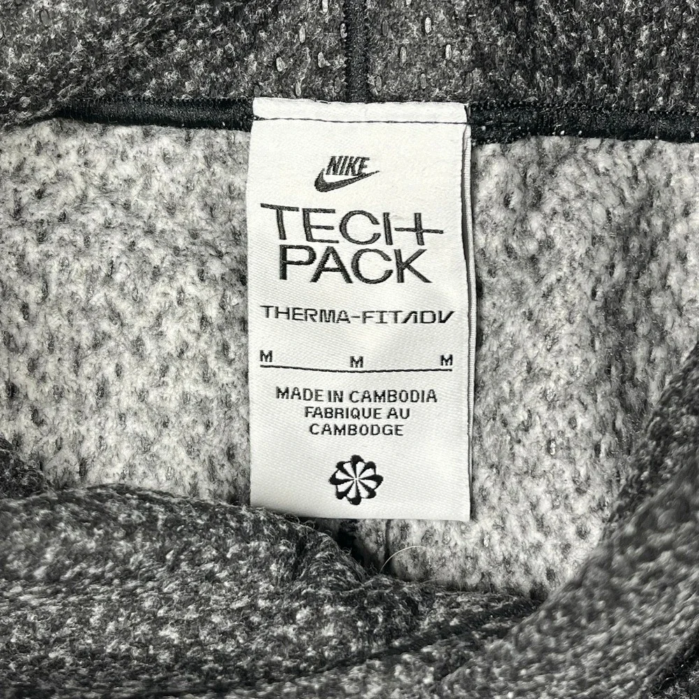 Nike Tech Pack Forward Pullover Hoodie Men's M Therma-Fit ADV‎ Black Athleisure